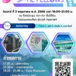 3rd Interhospital Spine Fellows meeting May 3, 2025, Montien Hotel Bangkok, topic Deformity, case discussions, RSVP via QR code